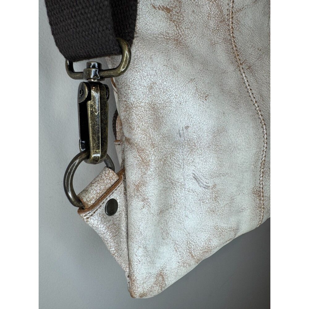 BED STU Andie Sling Leather Crossbody Backpack Nectar Lux - Picture 7 of 16